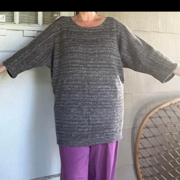 Wonderful Wool Sweater From Iceland In Heather Grey Shade - Picture 2 of 9